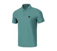 Pitbull Herren Poloshirt Kurzarm-Polo Classic für Männer Pit Bull West Coast Polo Pique Rockey T-Shirt Schnell Trocknendes Kurzarm Kragenhemd Coolmax Basic XL