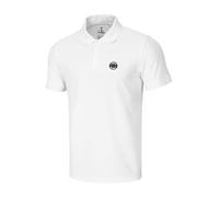Pitbull Herren Poloshirt Kurzarm-Polo Classic für Männer Pit Bull West Coast Polo Pique Rockey T-Shirt Schnell Trocknendes Kurzarm Kragenhemd Coolmax Basic L