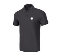 PITBULL Herren Poloshirt Kurzarm-Polo Classic für Männer Pit Bull West Coast Polo Pique Rockey T-Shirt Schnell Trocknendes Kurzarm Kragenhemd Coolmax Basic M