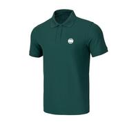 PITBULL Herren Poloshirt Kurzarm-Polo Classic für Männer Pit Bull West Coast Polo Pique Rockey T-Shirt Schnell Trocknendes Kurzarm Kragenhemd Coolmax Basic L