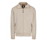 Pitbull Herren Sweatshirt mit Reißverschluss Männer Sweatjacke mit Stehkragen Powers Sweatshirts Zipper Jacke Oldschool Stil Blouson Strickjacke L