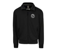 PITBULL Herren Sweatshirt mit Reißverschluss und Aufdruck auf der Rückseite Männer Sweatjacke mit Stehkragen Oldschool SAN Diego CA Sweatshirts Zipper Jacke Oldschool Stil Blouson Strickjacke XL