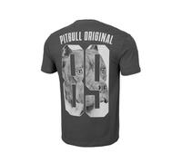 PITBULL Herren T-Shirt Baumwollshirt Klassischer Regularer Schnitt Männer Tshirt Pit Bull West Coast Eighty Nine Dog Baumwolle Tshirts mit Druck Sommer Sportshirt L