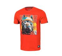PITBULL Herren T-Shirt Baumwollshirt Klassischer Regularer Schnitt Männer Tshirt Pit Bull West Coast Fuji Tshirts mit großem Aufdruck auf der Vorderseite XXL