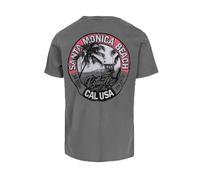 PITBULL - Herren T-Shirt Denim Washed Oceanside, Vintage-Stil Sommer Tshirt, Baumwolle Shirts