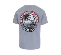 PITBULL - Herren T-Shirt Denim Washed Oceanside, Vintage-Stil Sommer Tshirt, Baumwolle Shirts