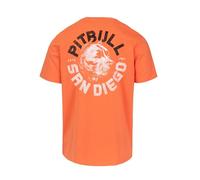 PITBULL Herren T-Shirt Dog SD Baumwollshirt mit großem Rückenprint & Hundemotiv, Frontlogo, Rundhals, atmungsaktiv Regular Fit, Baumwolle Tshirt