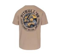 PITBULL Herren T-Shirt Driving Baumwollshirt mit großem Rückenprint & kleinem Brustlogo, Rundhals, Baumwolle Tshirt, Sommer Freizeitshirt Regular Fit