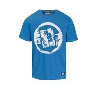 PITBULL Herren T-Shirt Logo Palms Baumwollshirt 170g, großer Palmen Logo Print, Sommer Streetwear Look, Kurzarmshirt mit Rundhals, 100% Baumwolle Tshirt