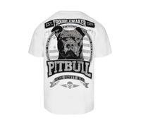 PITBULL - Herren T-Shirt Troublemaker, Baumwolle 170g, Streetwear, Motiv Shirt, Rundhals, Regular Fit, Kurzarm Fitness Shirt für Alltag
