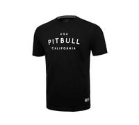 PITBULL Herren T-Shirt Tshirt aus dickerer Baumwolle Klassischer Regularer Schnitt Männer Tshirts Pit Bull West Coast Garment Washed USA Cal Baumwollshirt XXL