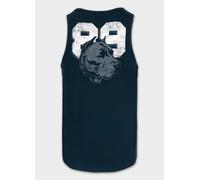 PITBULL Herren Tank Top Slim Fit Dog 89 Sport Shirt für Sommer & Training Ärmelloses Muskelshirt mit Front- und Backprint Klassisches Rundhals