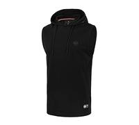 PITBULL Herren Tanktop mit Kapuze T-Shirt ohne Ärmel mit Hoodie Männer Tshirts ärmellose Tank Top Pit Bull West Coast Spandex Hilltop Ärmelloses Oberteil mit Kapuze Sommer Gym XL