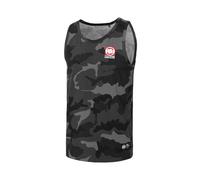 PITBULL Herren Tanktop T-Shirt ohne Ärmel Männer Tshirts ärmellose Tank Top Pit Bull West Coast Slim Fit Schnitt Small Hilltop Tshirt mit Tarnmuster Sommer Gym M