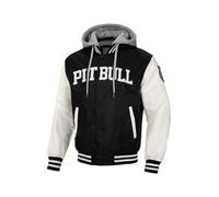 Jacke Herren Pitbull West Coast Falcon Ridge Bomber Hooded black/ecru