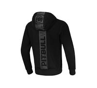 Herren Pitbull West Coast Hilltop Zip 22 Kapuzensweatshirt schwarz