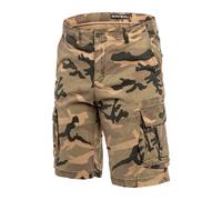 PITBULL Herren Baumwolle Shorts mit Cargo-Stil Männer Kurze Cargo-Hose Pit Bull West Coast Jackal Streetwear Cargo Shorts leicht elastisch Kampfshorts Herren-Shorts S