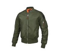 PITBULL - Jacke Herren im Flyers Bomber Stil, Bomberjacke mit Logo, Bequeme Übergangsjacke, Männer Bomber Jacke, Activewear Fliegerjacke - L
