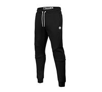 PITBULL - Jogginghose Herren Lang Oldschool Logo S, Trainingshose Herren Sportlicher Schnitt, Sporthose Lang mit Spitz Zulaufenden, Sweatpants, Activewear