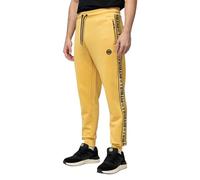 PITBULL - Jogginghose Herren Oldschool Tape Logo, Trainingshose Herren Normaler Schnitt, Sporthose Lang Zwei Seitentaschen, Freizeithose, Activewear