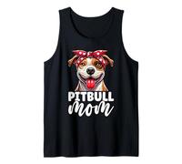Pitbull Mom Pittie Mama Hundeliebhaber Muttertag Cute Pitbull Tank Top
