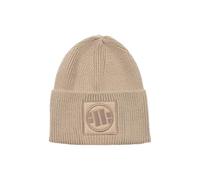 PITBULL - Mütze Unisex Logo, Wintermütze Herren und Damen, Winter Mütze Dickes Strickdesign, Beanie Weiches Material, Warme Mützen mit Logo-Patch, Modische Strickmütze