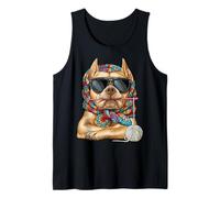 Pitbull Pittie Dog Granny Square Häkelgarn Häkeln Tank Top