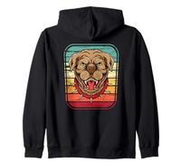 Pitbull Pittie Dog Vintage Retro Pit Bull Besitzer Geschenk Kapuzenjacke
