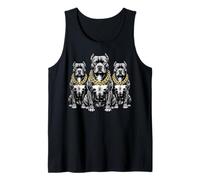 Pitbull Pittie Rap Old School Retro Streetwear 80er 90er DREI Tank Top