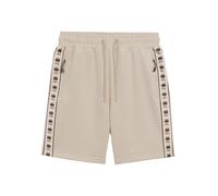 PITBULL Herren Shorts Oldschool Powers Retro Sporthose Polyester mit Jacquard-Seitenstreifen, Reißverschlusstaschen, Regular Fit Trainingshose, Kurzhose,