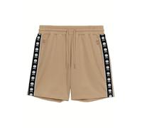PITBULL - Shorts Herren Tape Nugget, Kurze Sporthose mit Reißverschlusstaschen, Sommer Sweatshorts mit Jacquard-Seitenstreifen, Kurze Jogginghose, Kurzhose Regular Fit