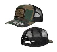 Pitbull - Snapback Trucker Blood Dog Baseballcap - Woodland Camo universell