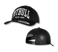 PITBULL Snapback Trucker Cap Norton - Mesh Cap Herren Damen, verstellbare Kappe, gebogener Schirm, Baseball Cap Streetwear, Unisex Freizeit