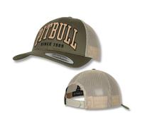 PITBULL Snapback Trucker Cap Norton - Mesh Cap Herren Damen, verstellbare Kappe, gebogener Schirm, Baseball Cap Streetwear, Unisex Freizeit