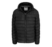 PITBULL - Steppjacke Herren FOOTHILL, Übergangsjacke mit Kapuze, Jacke Herren Warm Gefüttert, Jacken Winddicht, Jacket mit Logo, Leicht Freizeitjacke für Frühling & Herbst