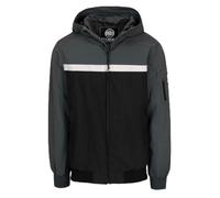 PITBULL - Steppjacke Herren mit Kapuze LONGWOOD 2, Bomberjacke Herren Baumwoll, Steppjacken Regular Fit, Jacken mit Mesh-Futter & Reißverschlusstaschen, Übergangsjacke