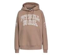 PITBULL - Sweatshirt Damen mit Kapuze Fiora, Hoodie Damen Oversize, Kapuzen Pullover, Kapuzenpulli Frauen, Kapuzenjacke mit Aufdruck, Kapuzenpullover mit Kängurutasche