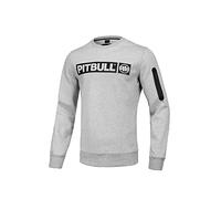 PITBULL - Sweatshirt Herren Beyer Crewneck, Longsleeve aus Baumwolle und Polyester, Pullover mit Rundhalsausschnitt, Hochwertig und Bequem, Sportlicher Stil - XXL