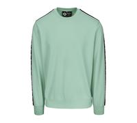 PITBULL - Sweatshirt Herren Tape Nugget, Pullover Herren Sportliches, Sweatshirts mit Streifen, Männer Pulli Sport, Longsleeve Sweat Shirt Crewneck, Strickjacke Dünnes, L