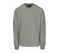 PITBULL - Sweatshirt Herren Tape Nugget, Pullover Herren Sportliches, Sweatshirts mit Streifen, Männer Pulli Sport, Longsleeve Sweat Shirt Crewneck, Strickjacke Dünnes, L