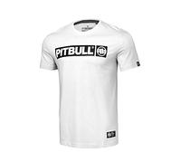 PITBULL T-Shirt Herren Hilltop, Kurzarm mit großem Schriftzug, Regular Fit | Baumwollshirt aus 100% Baumwolle und 170 g/m², Rundhals mit Innenband, passt zu Jeans, Shorts, Hoodie und offener Jacke