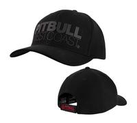 Pit Bull West Coast Snapback Cap, Seascape, schwarz-rot