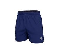 PITBULL - West Coast Sporthose Herren Kurz, Schnelltrocknende Kurze Sporthose Männer, Kurze Trainingshose, Komfortabel Fitnesshose Herren, Laufhose Herren Kurz - L, Dunkelblau
