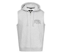 PITBULL - Weste Herren mit Kapuze Badger, Kapuzenweste Herren mit Reißverschluss, Westen Sportlich, ärmellose Hoodie, Sweatweste Zip, Streetwear Freizeitweste