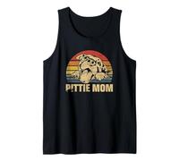 Pittie Mom Pitbull Mama Dog Lovers Gift Mothers Day Gift Tank Top