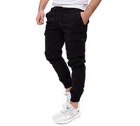 PITTMAN Darius - Herren Cargo Hose - Baumwoll Cargohosen - Cargo Jogger