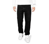 PITTMAN Herren Jeans Loose Fit Titan in schwarz (Schwarz schattenschwarz 194008, W31/L32) 100% Baumwolle