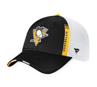 Pittsburgh Penguins NHL Fanatics 2022 Draft Authentic Pro On Stage Trucker Cap One Size Teamfarben