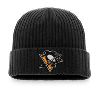 Pittsburgh Penguins NHL Fanatics Core Beanie Mütze Schwarz Schwarz