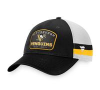 Pittsburgh Penguins NHL Fanatics Fundamental Trucker Cap Schwarz One Size Schwarz